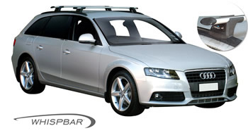 Audi A4 wagon Yakima Whispbar  roof racks